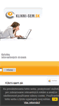 Mobile Screenshot of klikni-sem.sk